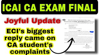 ICAI CA intermediate may 2024 postponed news। ICAI CA Final Exam may 2024 postponed News today [upl. by Ax]