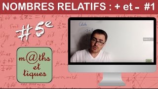 Effectuer des additions et soustractions de nombres relatifs 1  Cinquième [upl. by Giorgia]