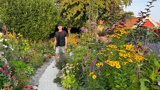 August Garden Tour  Late Summer Cottage Garden  Perennial Garden [upl. by Cony]