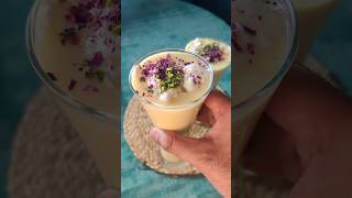 Mango Lassi Recipe  Easy and Simple Lassi Recipe at Home mangolassi lassi shorts viral [upl. by Ecinnej60]