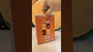 Watch how I created this cute desktop calendar2025 calendar cute printing craft diy [upl. by Nosirrag]