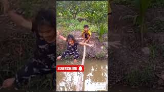 Crossing the monkey bridge trungduvlogs [upl. by Ttegirb]