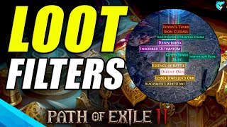 BETTER LOOT How To Activate Loot Filters in Path of Exile 2 [upl. by Yrro]