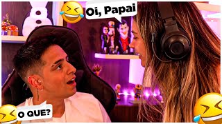 TAINA APARECE CHORANDO NA LIVE DO CORINGA COM UMA NOTICIA PRA ELE 😱👶 [upl. by Devine]