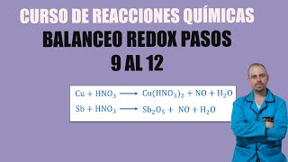 Curso BALANCEO REDOX Pasos 9 al 12 [upl. by Ayn]