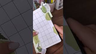 Make my mini calendar with me 💫 September fall organising asmr stationery [upl. by Thornie]