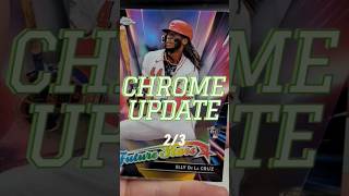 Chrome Update mega box pt 2 sportscards topps chrome baseballcard mlb shorts [upl. by Maritsa437]