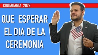 QUE ESPERAR EL DIA DE TU CEREMONIA EN EL 2022 [upl. by Roobbie261]