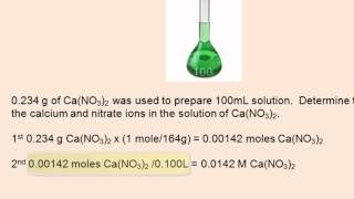 Molarity from Grams [upl. by Annalee]