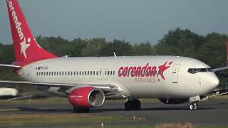 Corendon Airlines Europe B737800 Groningen Airport Eelde [upl. by Reinwald]