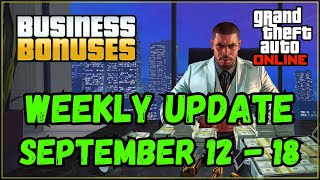 Weekly Update September 12  18 in GTA 5 Online 3X amp RP Discounts Removed Cars amp More [upl. by Myk329]