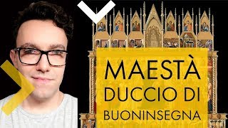 Maestà Duccio di Buoninsegna  storia dellarte in pillole [upl. by Nerraj]