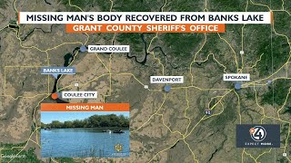 Missing mans body recovered from Banks Lake [upl. by Liddle]