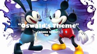 Oswalds Theme Epic Mickey  James Dooley piano cover [upl. by Kcirddehs689]