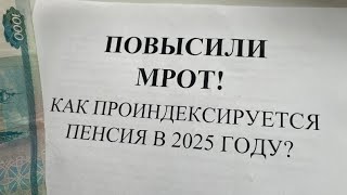 ПОВЫШЕНИЕ МРОТ на 166 в 2025 году Индексация пенсии в 2025 как вырастет пенсия [upl. by Daberath]