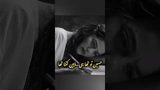 Heart Broken status 💔 Sad Poetry urdushayari poetry shortsvideo shortpoetrystatus shorts [upl. by Juieta371]