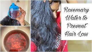 How to make Rosemary water to Grow Hair fast [upl. by Leahcym]