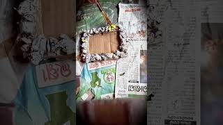 Easy photo frame photoframe virlshort craft arts and crafts bijayani [upl. by Scrivens]