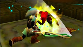 Fierce Daddy VS Ganondork Fierce Deity in Ocarina of Time romhackmod [upl. by Eeliram813]