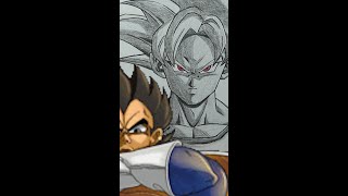 DRAWING GOKU SUPER SAIYAN GOD shorts [upl. by Simmie300]