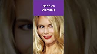 edad de Claudia Schiffer [upl. by Aibun]