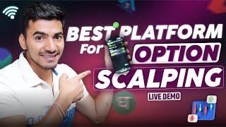 Best Option Trading Platform for Beginners  Best Scalping Broker  Live Trade Demo [upl. by Niltiac]