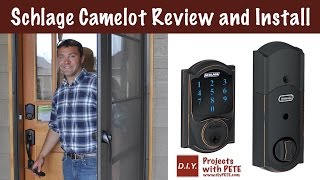 Schlage Camelot Touchscreen Deadbolt Review and Install [upl. by Wooster905]