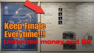 GTA 5 Pacific standard heist how to keep finale  glitch [upl. by Odlabu]