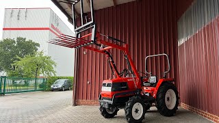 Kubota GL32 Kleintraktor mit Frontlader und Krokodilgebiss [upl. by Grimes]