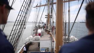 Aboard the US Coast Guard cutter Eagle [upl. by Tyrus]