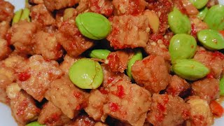 resep bikin oreg tempe basah campur pete ala aku [upl. by Itsyrc661]