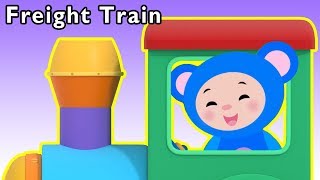 Freight Train and More  Mother Goose Club Nursery Rhymes [upl. by Judenberg]