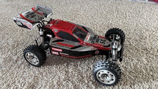 Kyosho Turbo Optima Mid SE  First run after sitting for 30 years [upl. by Henarat329]