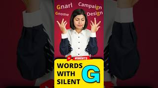 Letter with Silent quotGquot in English😱  Spoken English Words  Kanchan Vidya Connection shorts [upl. by Muldon397]