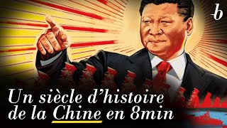 Un siècle d’histoire de la Chine en 8min [upl. by Sixla]