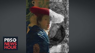 Art exhibition reveals Vermeers secrets using technology to look under paintings [upl. by Dnalor]