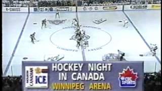 Winnipeg Jets 93 Smythe Semi playoff game 3 [upl. by Ardiedal]