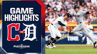 Guardians vs Tigers ALDS Game 4 Highlights 101024  MLB Highlights [upl. by Lemmie]