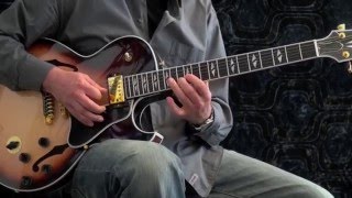 Autumn leaves  Achim Kohl  Jazz Guitar Improvisation with chord solo and tabs [upl. by Malachi]