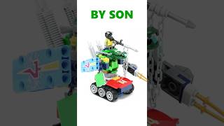 Dad VS Son  LEGO Upgrade Battle shorts LEGO [upl. by Charmion]