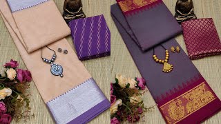 Chettinad Cotton Sarees  Elegance Chettinad sarees with matching combos [upl. by Brunk]