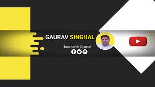 Learn with Gaurav Singhal Live Stream [upl. by Koerlin]