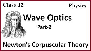 Newton’s Corpuscular Theory Wave Optics CLASS12Physics [upl. by Kimitri461]