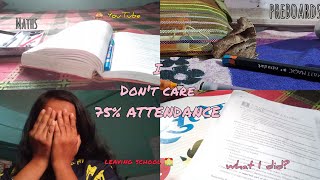 LEFT🤫🤫 school 🏫 for PREboards 1 preparation 🦋 ignoring attendance rule 🙈  UPDATES🤔 [upl. by Wexler]