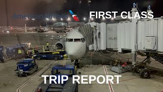 TRIP REPORT  Chicago ORD to Miami MIA  American Airlines  B737823  First Class [upl. by Stelle]