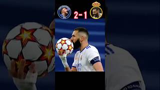 PSG VS Real Madrid 23 UCL 2022 Mbappe VS Benzema shorts realmadrid psg ucl [upl. by Arihk889]