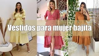 5 INCREÍBLES vestidos ideales para mujeres bajitas 👗🥻 [upl. by Heyward]