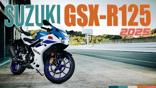 2025 Suzuki GSXR125 Unveils New AllBlack Model with Red Accents [upl. by Artemed]