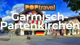 Walking in GARMISCHPARTENKIRCHEN  Germany 🇩🇪 4K 60fps UHD [upl. by Wandis]