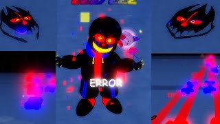 Some god solos error sans in sans funny boss rush Beating error sans on sfbr [upl. by Ordep]